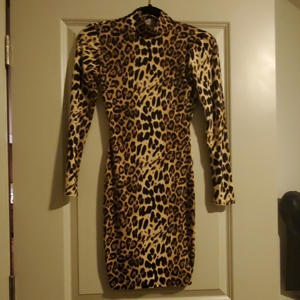 Leopard party dress
